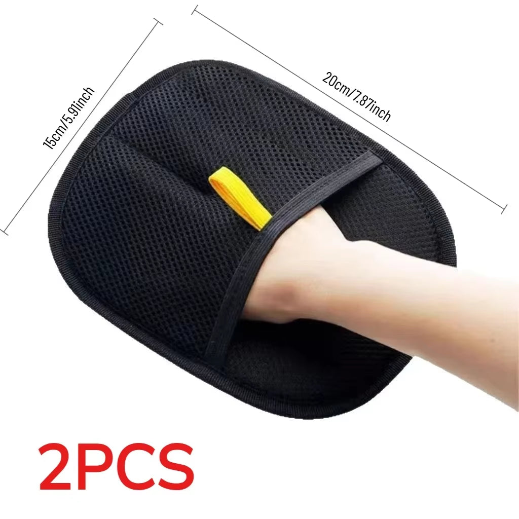 Cat Hair Gloves Wool Removal Gloves De-Static Dusting Brush for Dogs&Cats Supplies for Dogs & Cats Rabbits L/Shorthair/Curlyhair